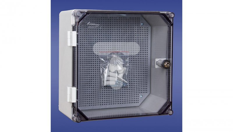 Obudowa 300x300x166mm z płytą montażową transparentna UNIbox Uni-0/T43.00