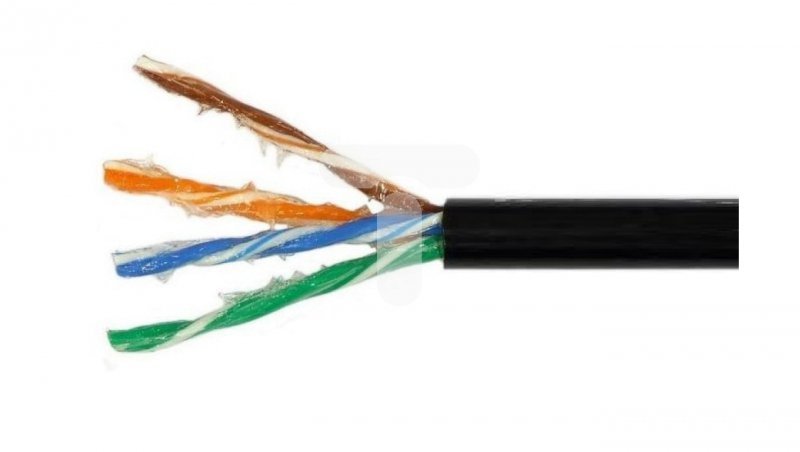 Kabel teleinformatyczny żelowany U/UTPw kat.5e 4x2x0,5 /bębnowy/