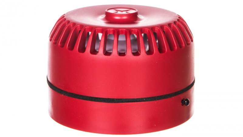 Sygnalizator akustyczny ROLP 9-28VDC 102dB czerwony płytki 32 tony CNBOP ROLP/SV/R/S  540501FULL-0389X