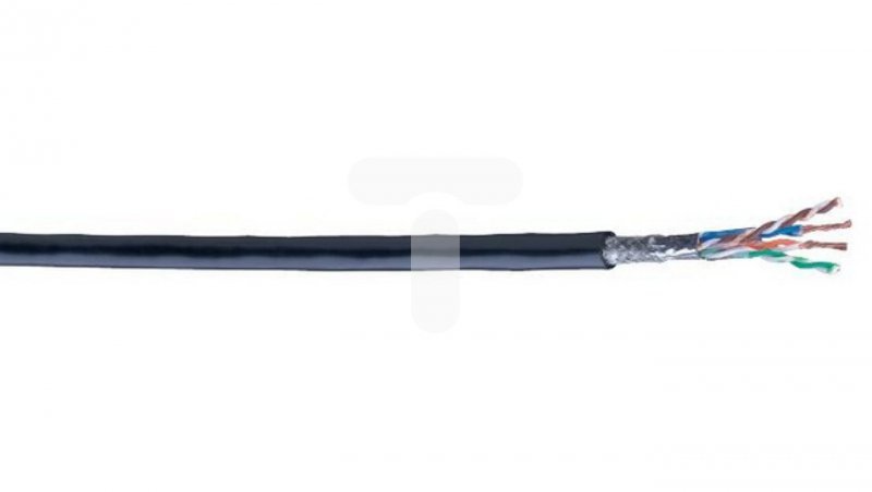 Kabel teleinformatyczny przemysłowy SF/UTP kat.5e 4x2xAWG26/7 linka PUR BL-74002PU.01500 /bębnowy/