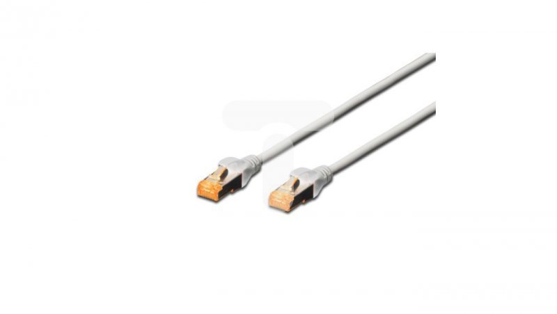 Patchcord RJ45/RJ45 S/FTP kat. 6A 5m AWG 26/7 LS0H szary DK-1644-A-050