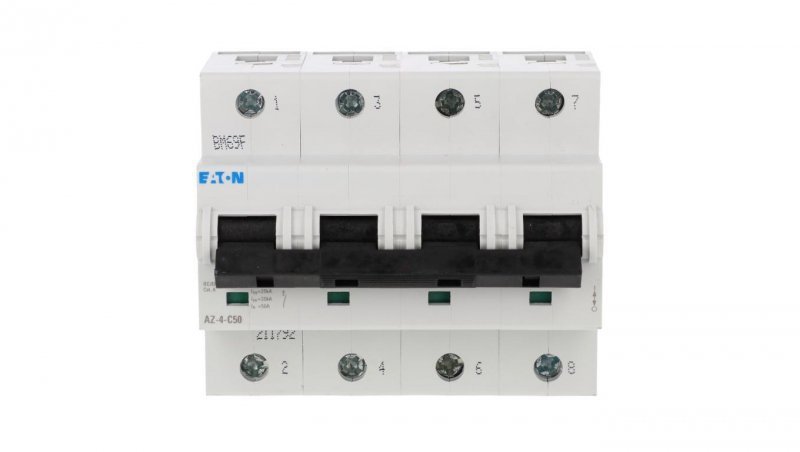 Wyłącznik nadprądowy 4P C 50A 25kA AC AZ-4-C50 211792