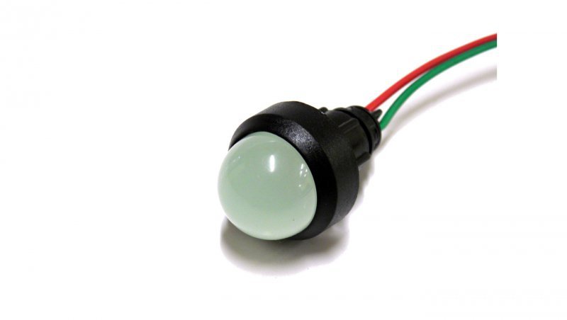 Lampka sygnalizacyjna 20mm zielona 12-24V AC/DC KLP 20G/24V 84420005