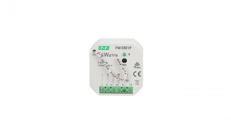 Radiowy sterownik rolet 230V- montaż p/t 85-265V AC/DC FW-STR1P