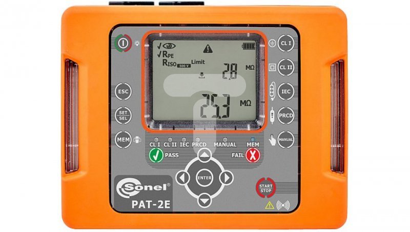 Miernik bezpieczeństwa sprzętu elektrycznego PAT-2E WMPLPAT2E