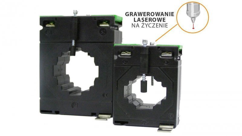 Przekładnik prądowy z otworem na szynę 50/30 (30) 125/5A klasa 1,3 LCTB 5030300125A55