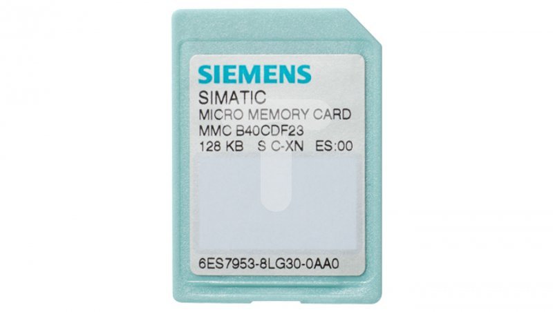 KARTA PAMIĘCI MMC (MICRO MEMORY CARD) DLA STEROWNIKÓW SIMATIC S7-300/C7/ET 200 64KB 6ES7953-8LF31-0AA0