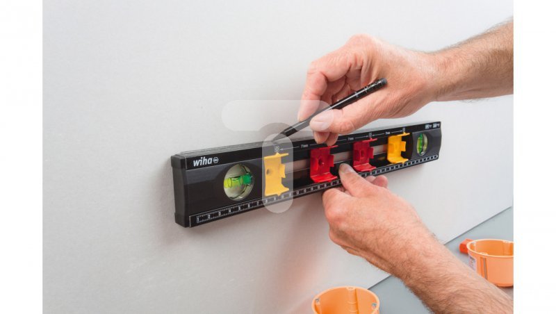 Wiha Poziomnica dla elektryków do puszek 40cm 42074