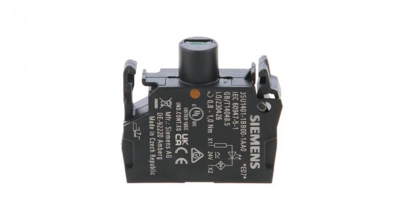 Moduł LED ze zintegrowaną diodą LED AC/DC 24V bursztynowy 3SU1401-1BB00-1AA0