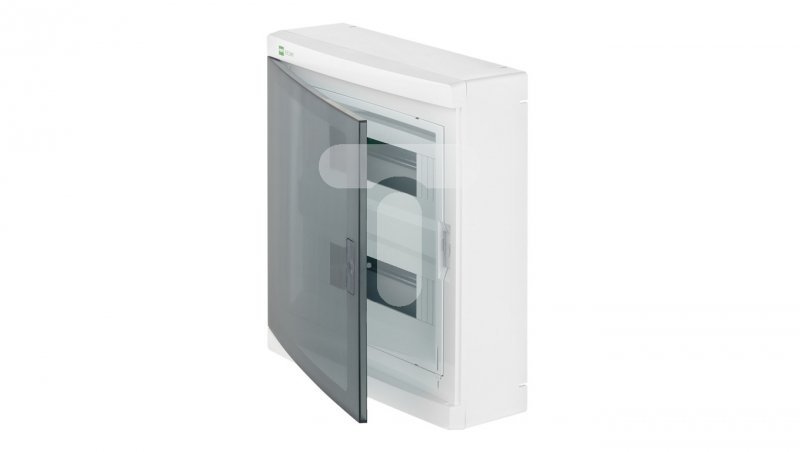 Rozdzielnica modułowa natynkowa ELEGANT 2x12 drzwi przezroczyste 2425-01