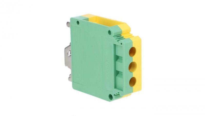 Złączka szynowa 1-torowa ZJU2-35PE 35mm2 żółto-zielona R34RR-07020000705