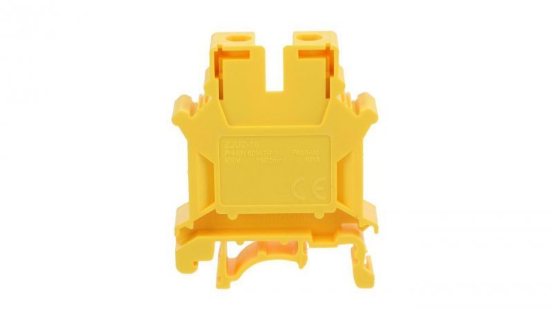 Złączka szynowa 1-torowa ZJU2-16/YL 16mm2 żółta R34RR-07010000615