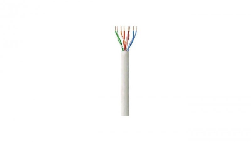 Skrętka U/UTP Cat6 Linka 305m CCA Szara Techly 022571
