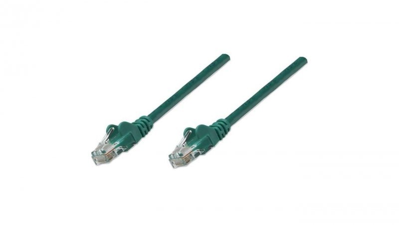 Patch Cord Cat5E UTP 3,0M Zielony 100 Miedź 319782