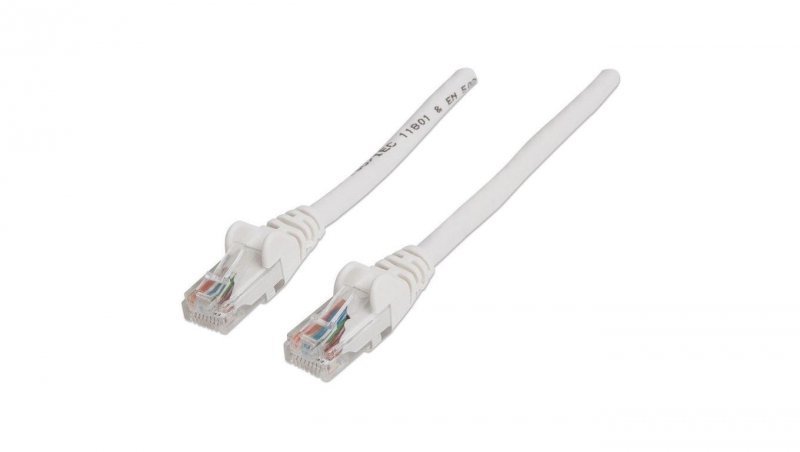 Kabel krosowy PATCH CORD CAT6 UTP 3,0m biały 100 miedź INT 341974