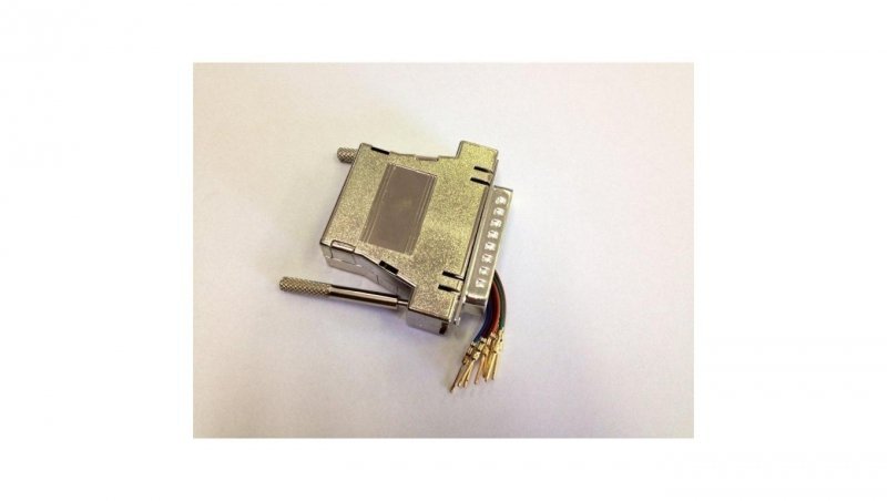 Adapter D-SUB25M/RJ45 metalowy , I-MA251MET, 201230
