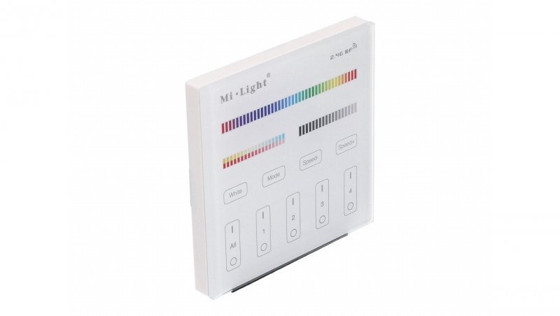 Panel MiLight 4strefy RGB+CCT biały sterownik T4