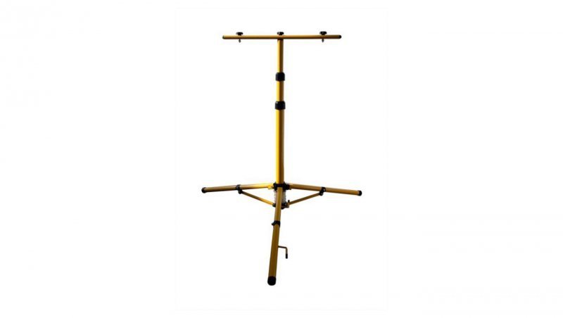 Statyw podwójny do naświetlaczy 155 cm zółty EC79643