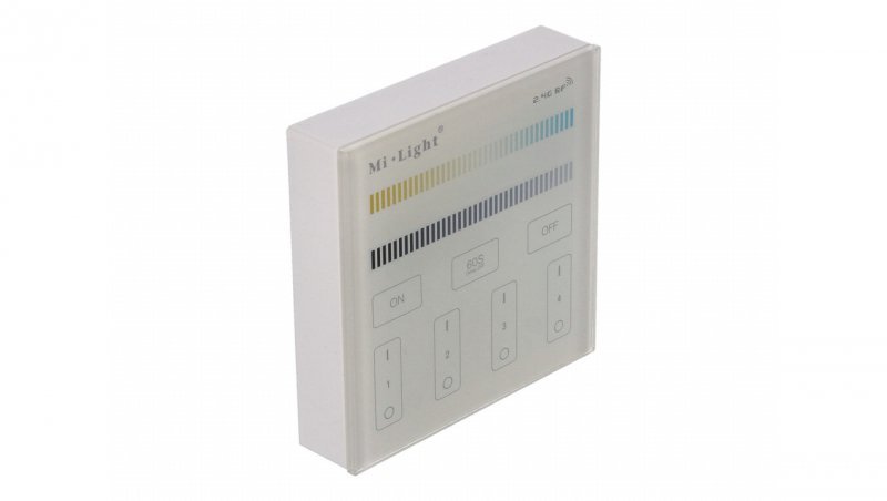 Panel MiLight 4strefy CCT biały bat sterownik B2