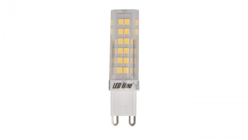 Żarówka LED line G9 6W 6000K 550lm barwa zimna 220-240V 3 lata gwar.