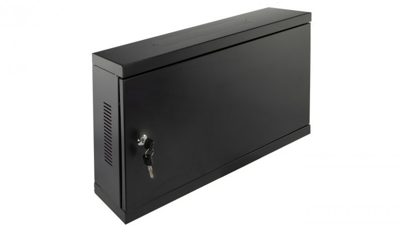Szafa wisząca RACK 19 cali 2U 120mm czarna TPR CATV NEKU