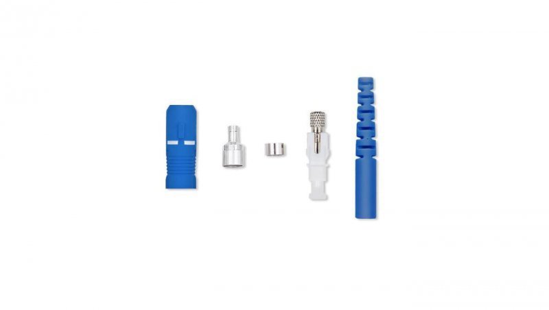 Qoltec Złącza światłowodowe SC/PC Singlemode 2.0mm Zestaw montażowy 200szt.