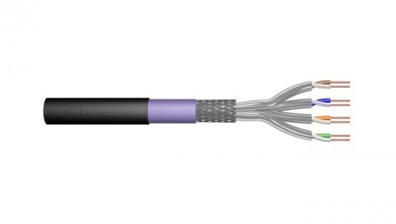 Kabel teleinformatyczny S/FTP 4x2xAWG23 kat.7 PE zewnętrzny suchy DK-1741-VH-05-OD /50m/