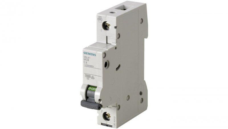 Wyłącznik nadmiarowoprądowy C4A 230/400V 10kA 1P 5SL4104-7