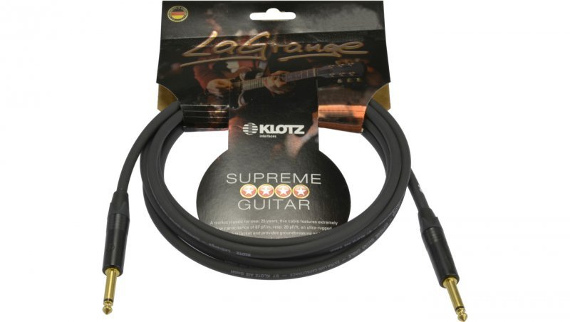 KLOTZ LaGrange Kabel instrumentalny Audio Jack 6,3mm Mono (wtyk / wtyk) 3m