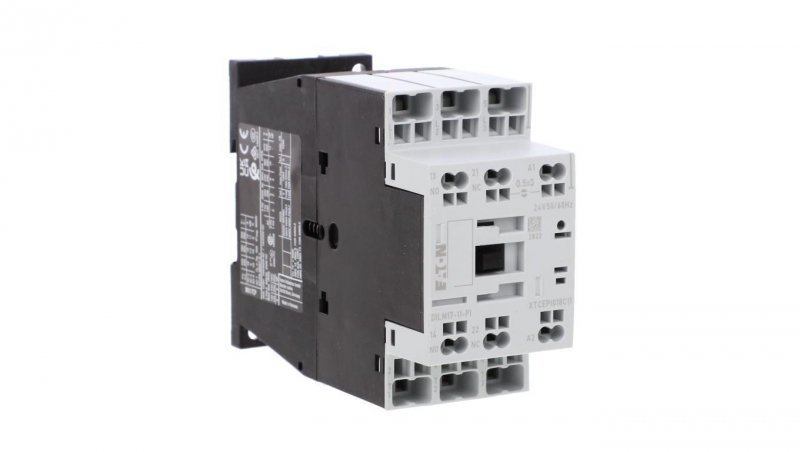 Stycznik mocy, 3-biegunowe, 380 V 400 V 8.3 kW, 1 zestyk zwierny, 1 zr, 24 V 50/60 Hz, Praca AC, Zaciski sprężynowe Push-In