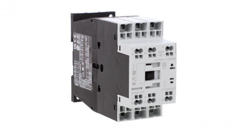 Stycznik mocy, 3-biegunowe, 380 V 400 V 15 kW, 1 zestyk zwierny, 1 zr, 230 V 50 Hz, 240 V 60 Hz, Praca AC, Zaciski sprężynowe Pu