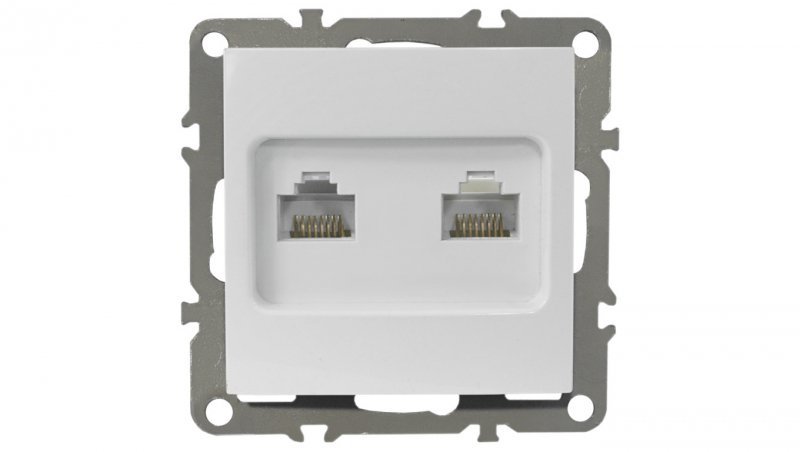 QUADRA GNIAZDO KOMPUTEROWE PODWÓJNE LAN RJ45x2