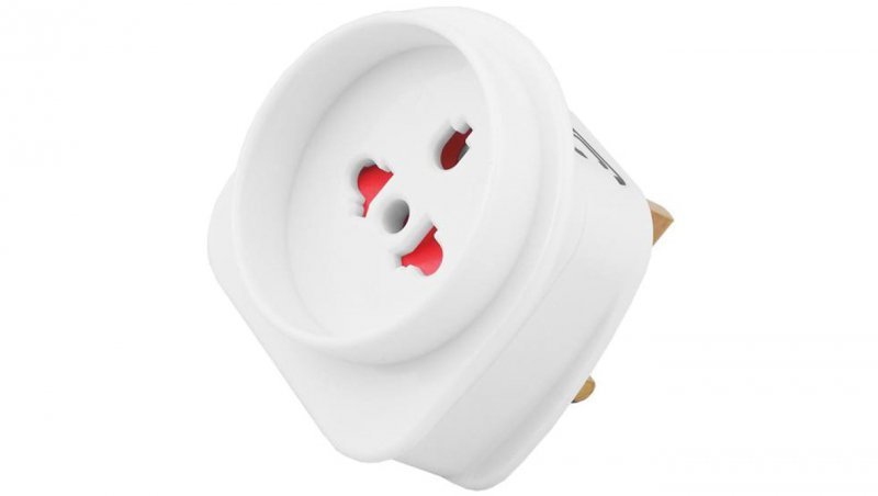Adapter podróżny z gniazda uniwersalnego na wtyk typu UK