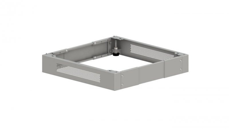 Cokół uniwersalny do szaf wiszących 19 regulowany szer. 600 x głęb. 400, 500, 600 mm, kolor szary SA-CU-SW-600-S
