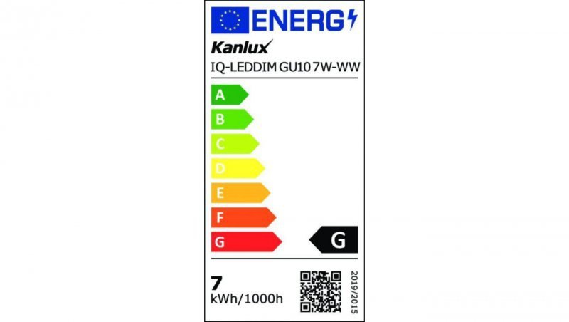 Żarówka LED GU10 IQ-LEDDIM 7W-WW 490lm 2700K barwa ciepła ściemnialna 35246