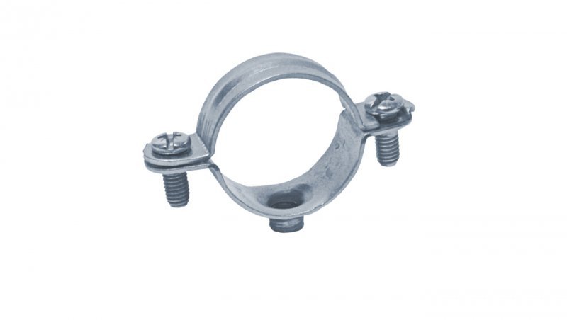 Metalowa obejma typ L 25mm do instalacji z aprobatą CNBOP E90 (100 szt.)