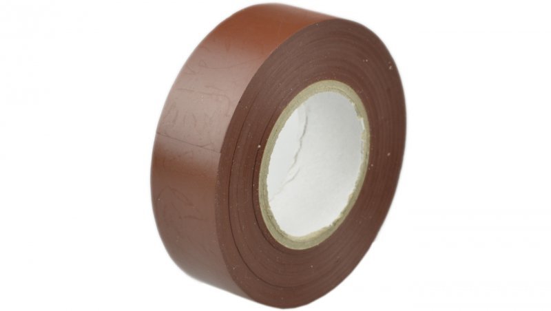 Taśma izolacyjna 15mm/10m brązowa
