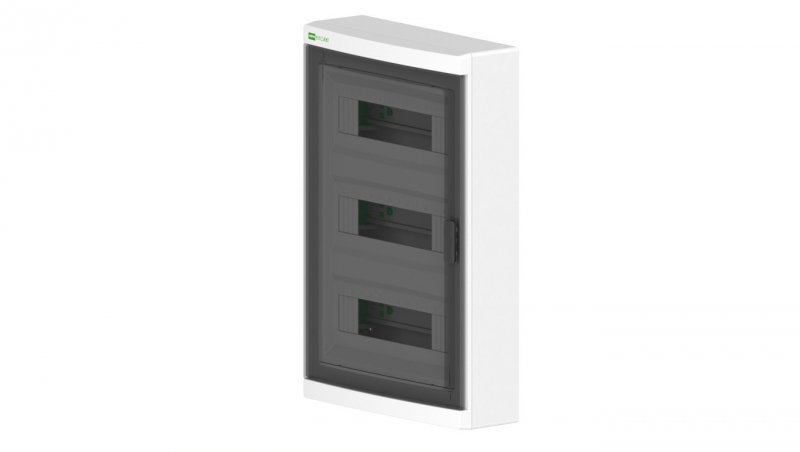 Rozdzielnica modułowa natynkowa ELEGANT 3x12 drzwi przezroczyste 2445-01 2445-01