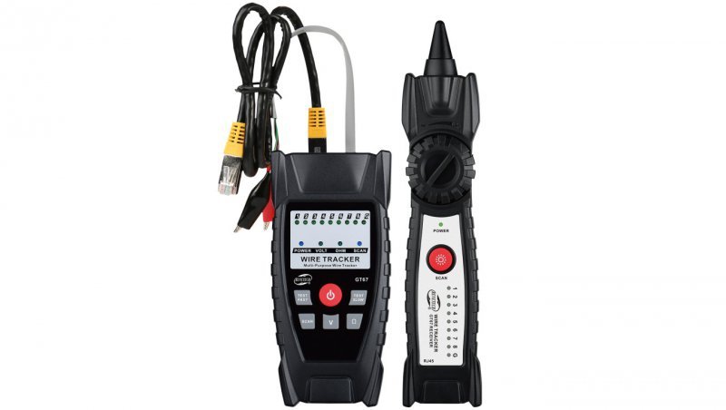 Tester lokalizator kabli sieciowych RJ45 RJ11 z diodami LED GT67 BENETECH
