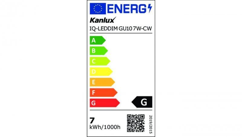 Żarówka LED E27 ściemnialna IQ-LEDDIM GU10 7W-CW 575lm 6500K barwa zimna 35248