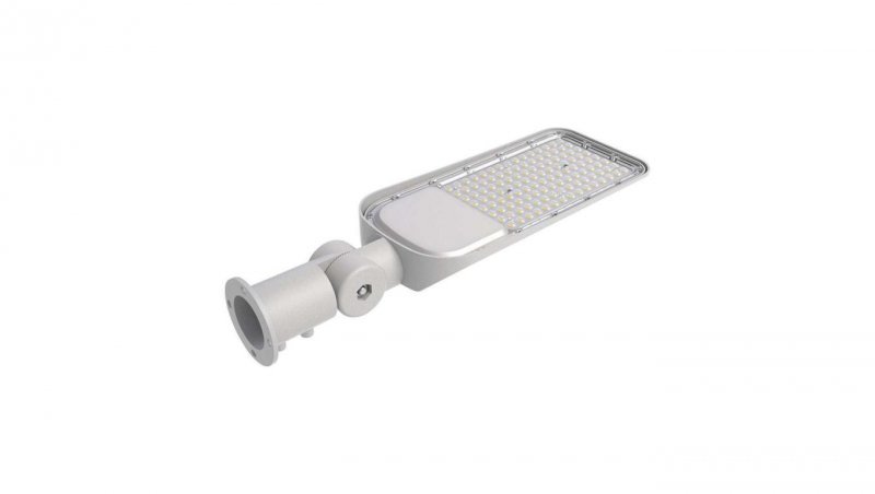 Oprawa Uliczna LED 100W 11000lm 6500K regulowany uchwyt sensor zmierzchu Diody SAMSUNG IP65 Szara 5 Lat Gwarancji 20435