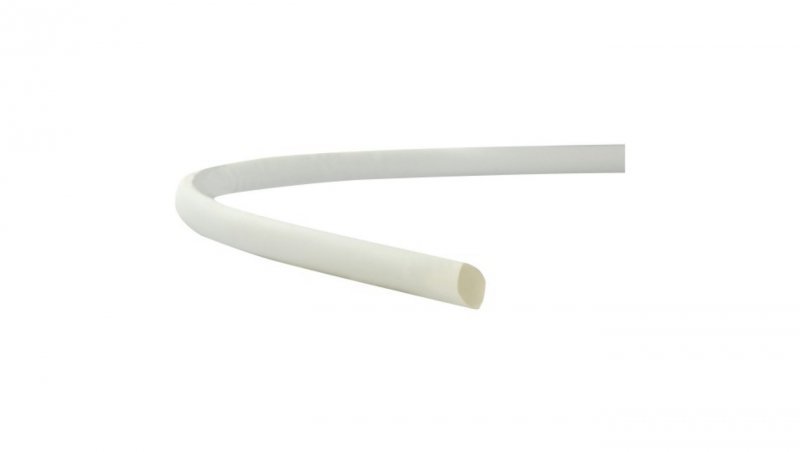 Rura termokurczliwa RC 6,4/3,2 biała /1m