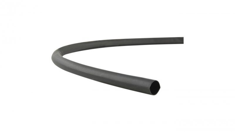Rura termokurczliwa RC 2,4/1,2 czarna /1m
