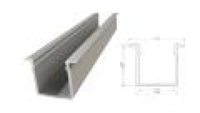 Wpuszczany profil ALU anoda srebrny 15x16mm 3000mm GROOVE anoda silver