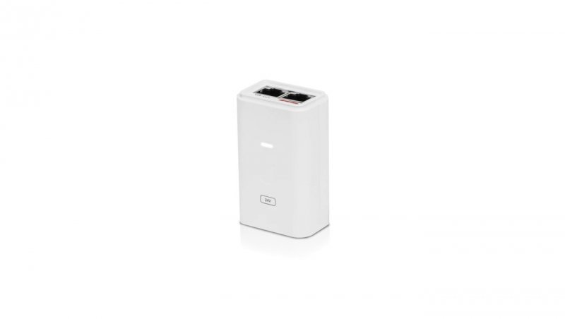Zasilacz PoE 24V, 0,3A, 7W, Gigabit, Biały Ubiquiti POE-24-7W-G-WH