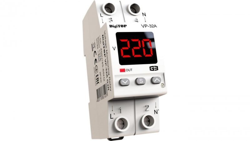 Przekaźnik napięciowy DigiTOP VP-32A G3R