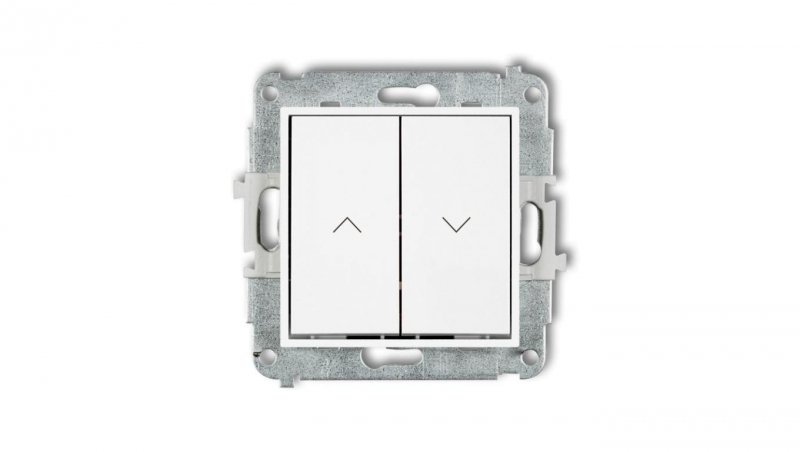 MINI Mechanizm łącznika zwierny żaluzjowego biały mat 25MWP-8