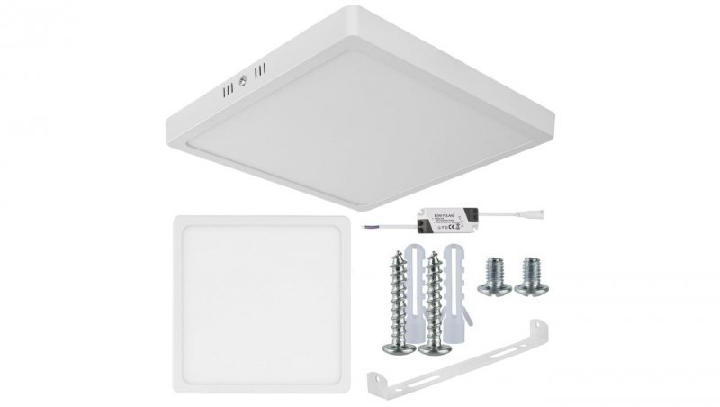 Plafon kwadrat natynkowy LED 18W 4000K 1350LM neutralny