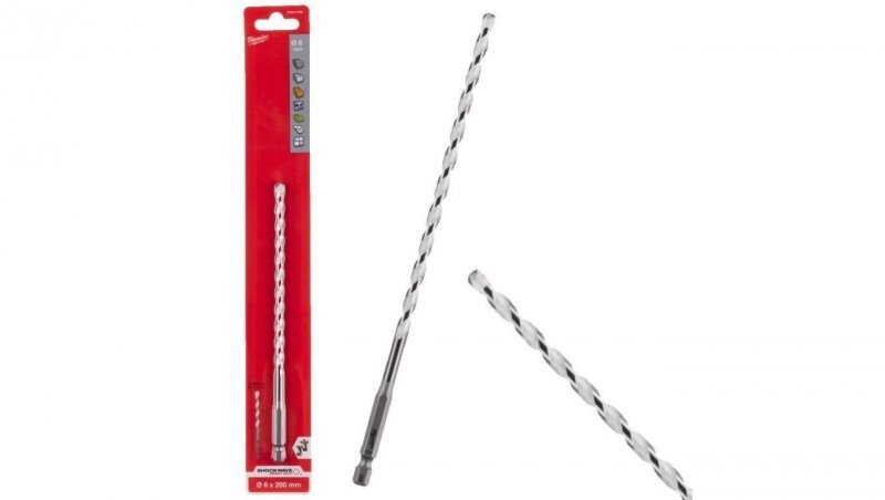 Wiertło uniwersalne 6x140/200mm 1/4 HEX MILWAUKEE