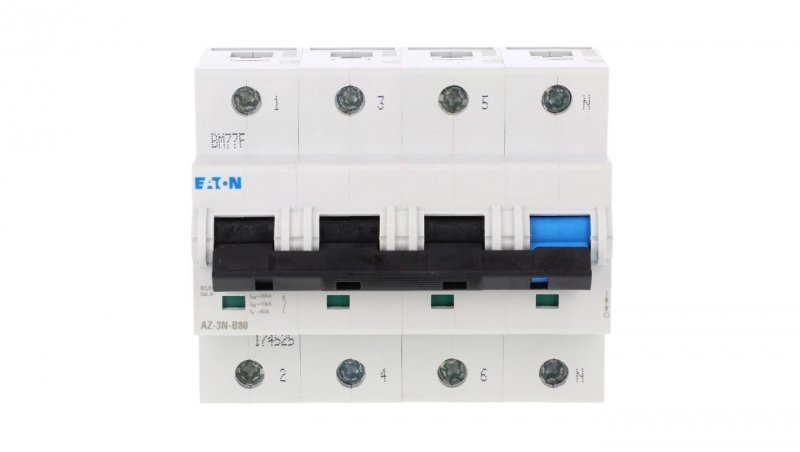 Wyłącznik nadprądowy 3P+N B 80A 25kA AC AZ-3N-B80 174525